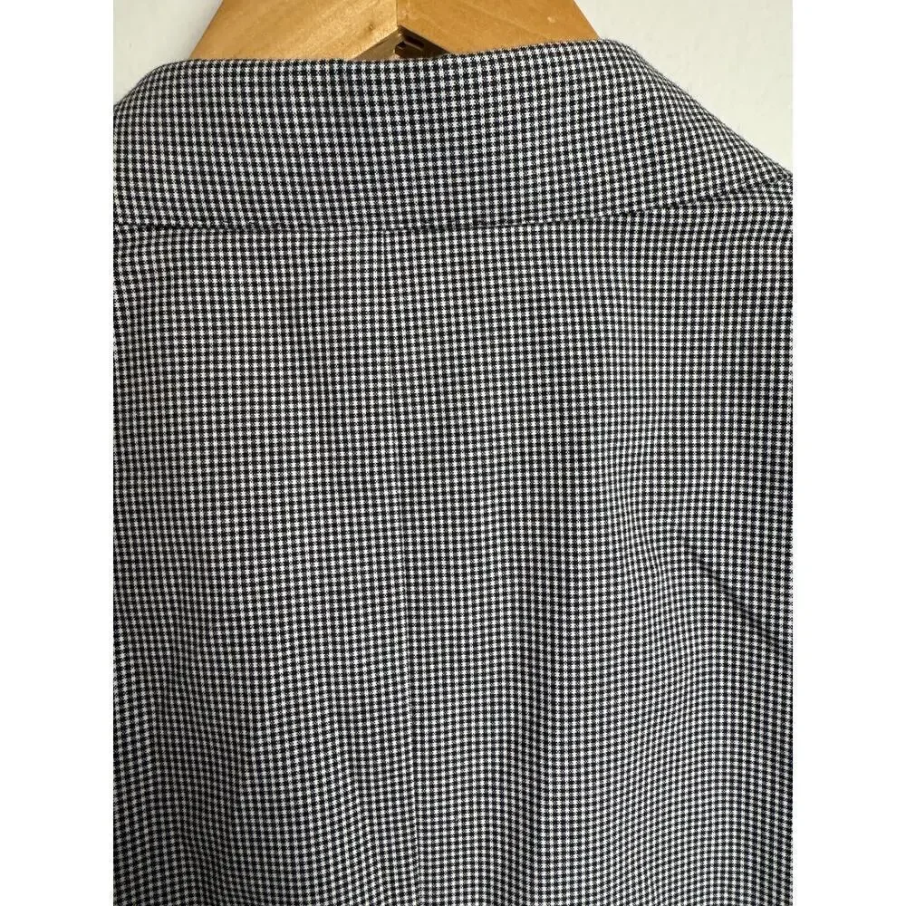 Brooks Brothers Mens Blazer Black White 38S 100% Cotton 346 Regent Sports Coat